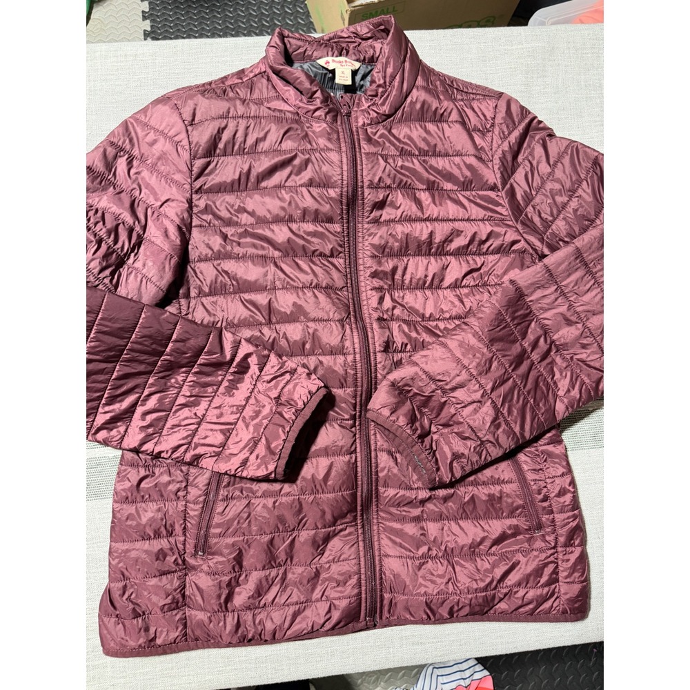 Brooks Brothers Red Fleece Mens Lightweight‎ Puffer Jacket Burgundy XL Theromre